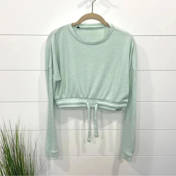 Gymshark Ribbed Long Sleeve Crop Top - Picture 1 of 13